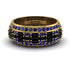 Baguette Black Diamond Eternity Wedding Band - Billy No. 67 image 1