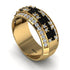 Baguette Black Diamond Eternity Wedding Band - Billy No. 7 image 3