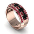 Baguette Black Diamond Eternity Wedding Band - Billy No. 53