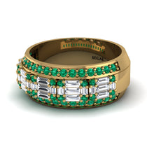 Baguette Diamond Eternity Wedding Band - Billy No. 16 image 1