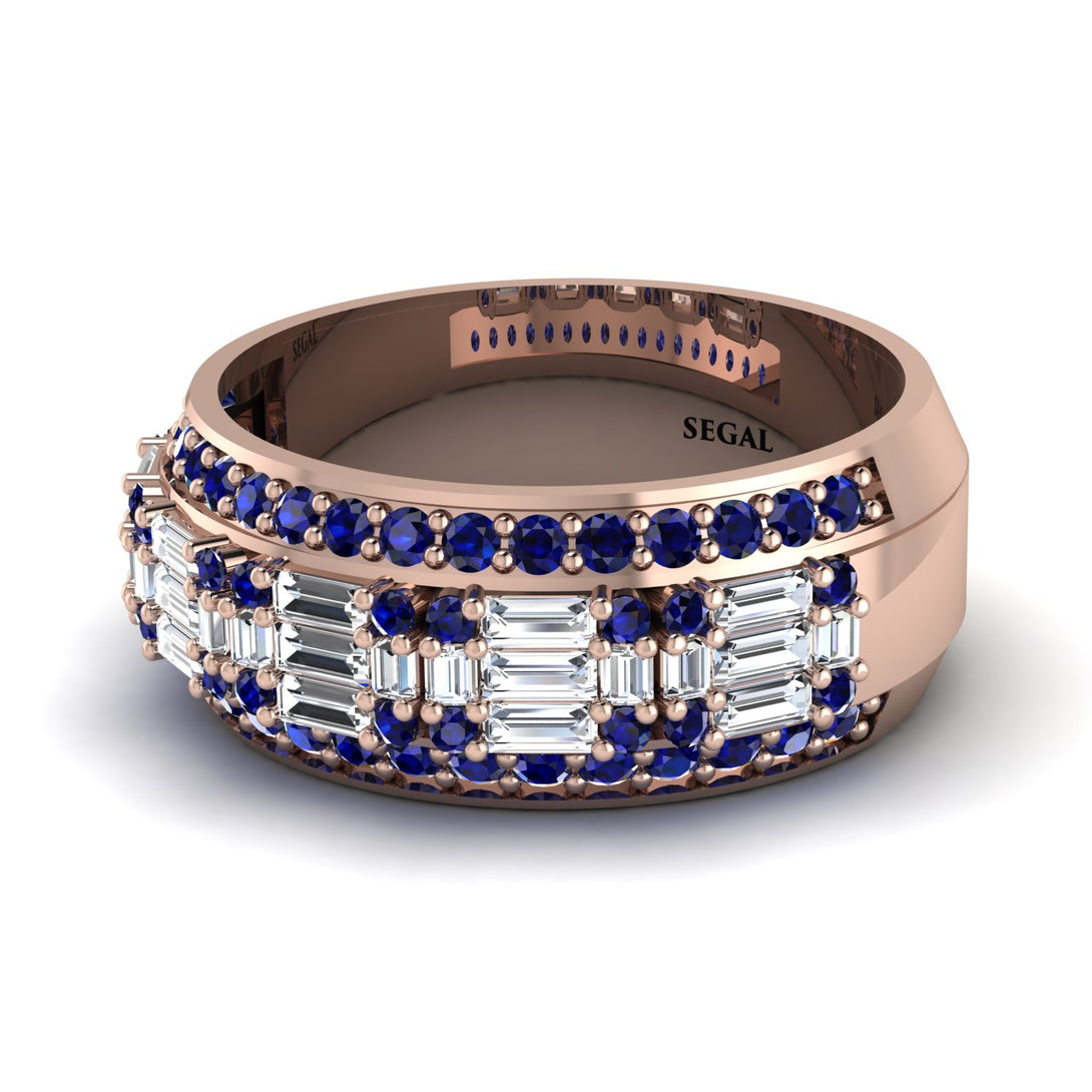 Baguette Diamond Eternity Wedding Band - Billy No. 62
