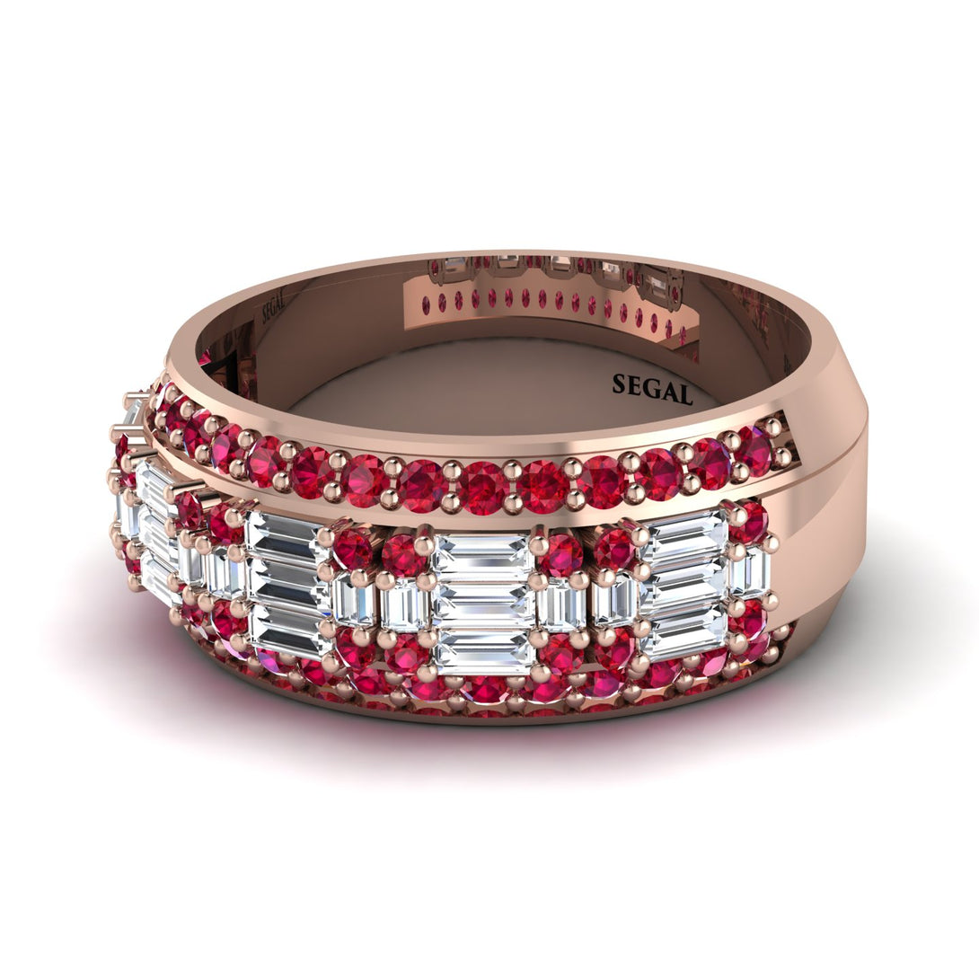 Baguette Diamond Eternity Wedding Band - Billy No. 47