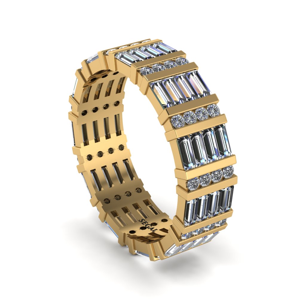 Baguette Diamond Eternity Wedding Band - Keegan No. 1