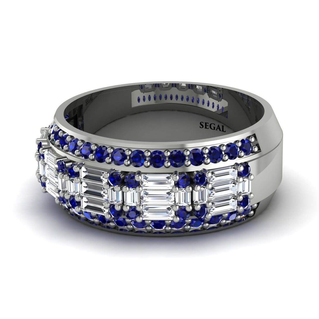 Baguette Diamond Eternity Wedding Band - Billy No. 63