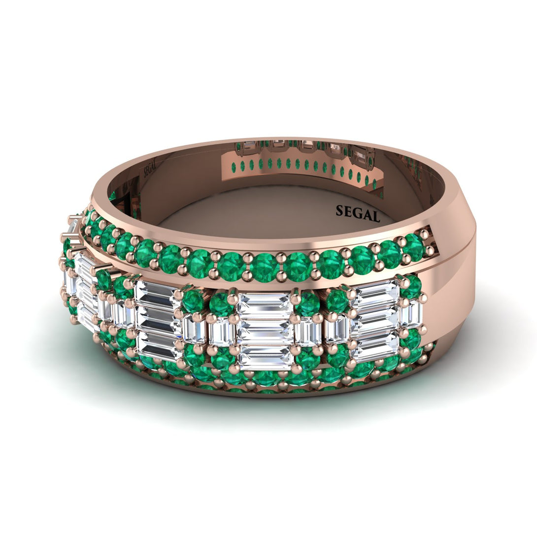 Baguette Diamond Eternity Wedding Band - Billy No. 17