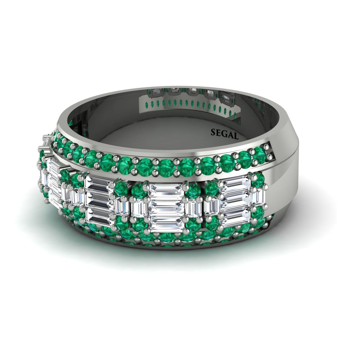 Baguette Diamond Eternity Wedding Band - Billy No. 18