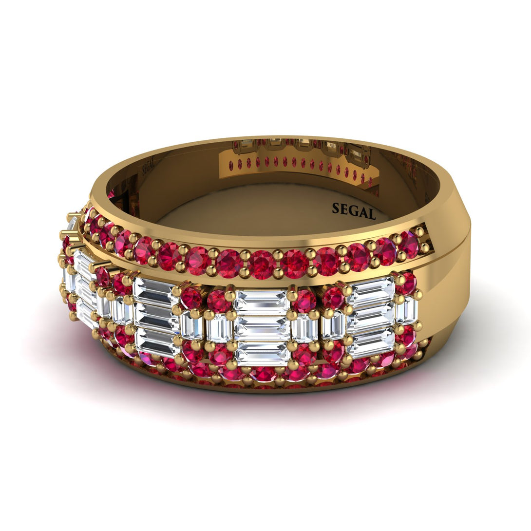 Baguette Diamond Eternity Wedding Band - Billy No. 46