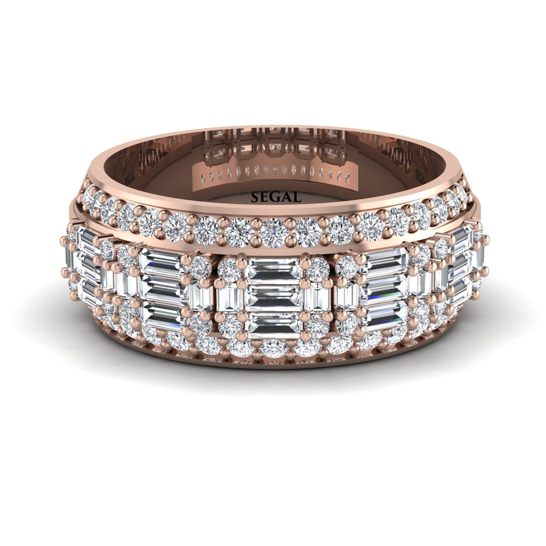 Baguette Diamond Eternity Wedding Band - Billy No. 2