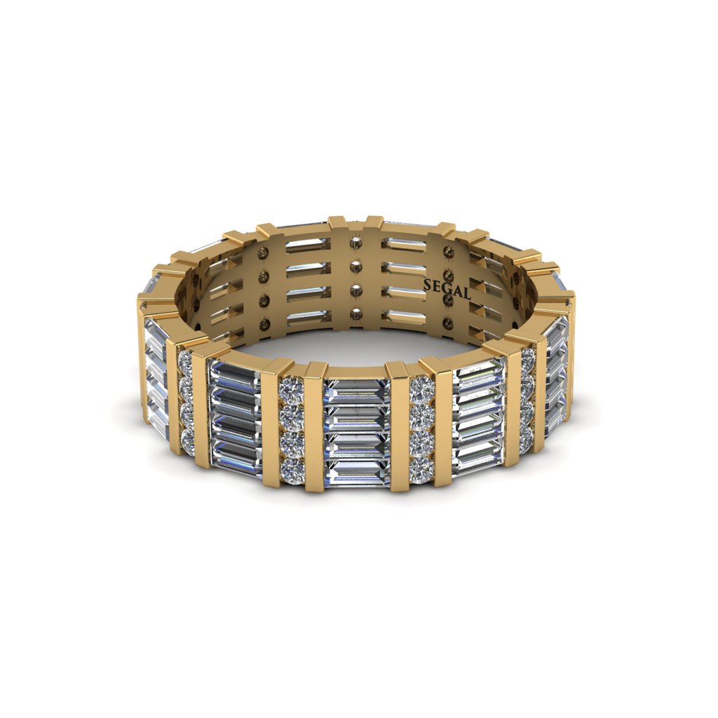 Baguette Diamond Eternity Wedding Band - Keegan No. 1