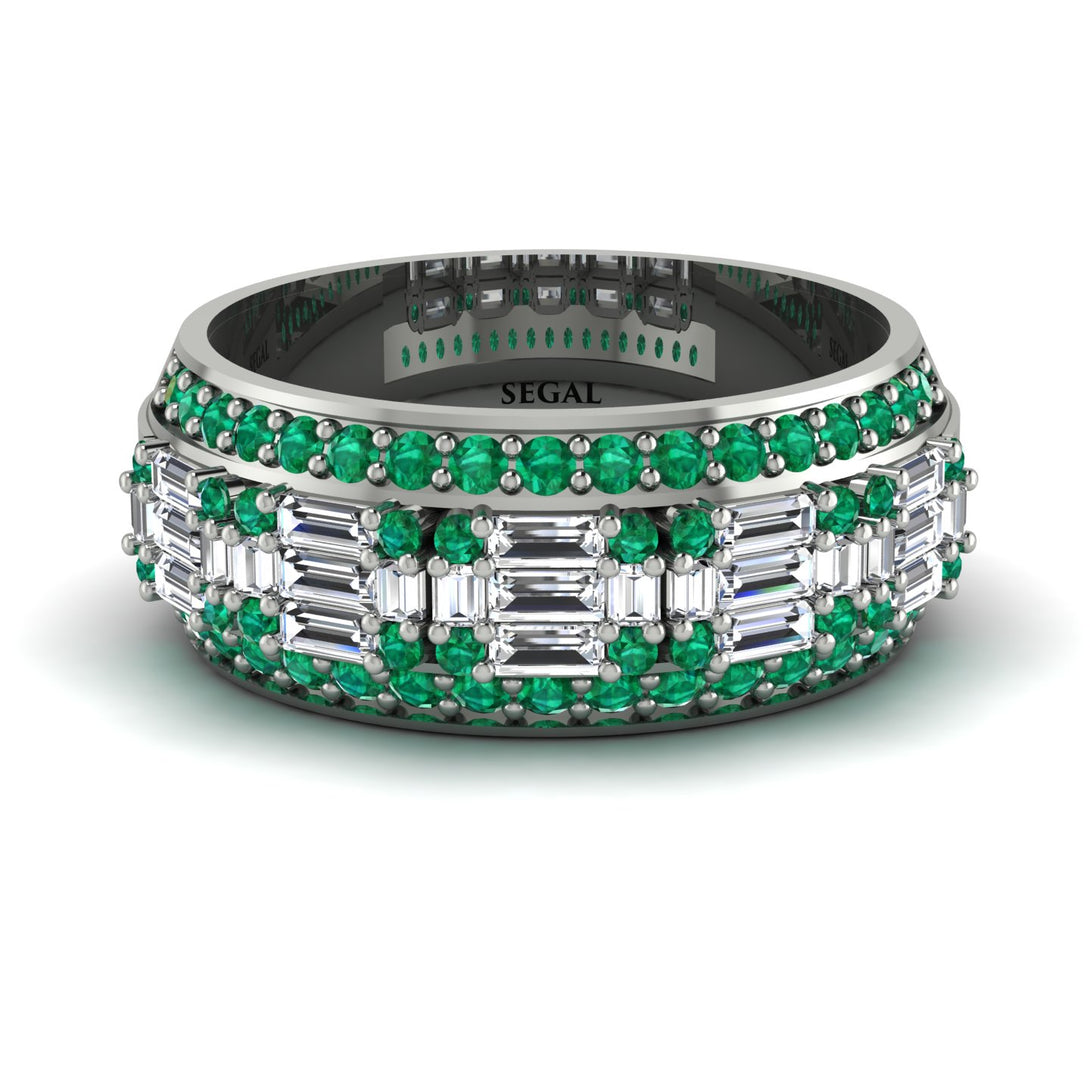Baguette Diamond Eternity Wedding Band - Billy No. 18