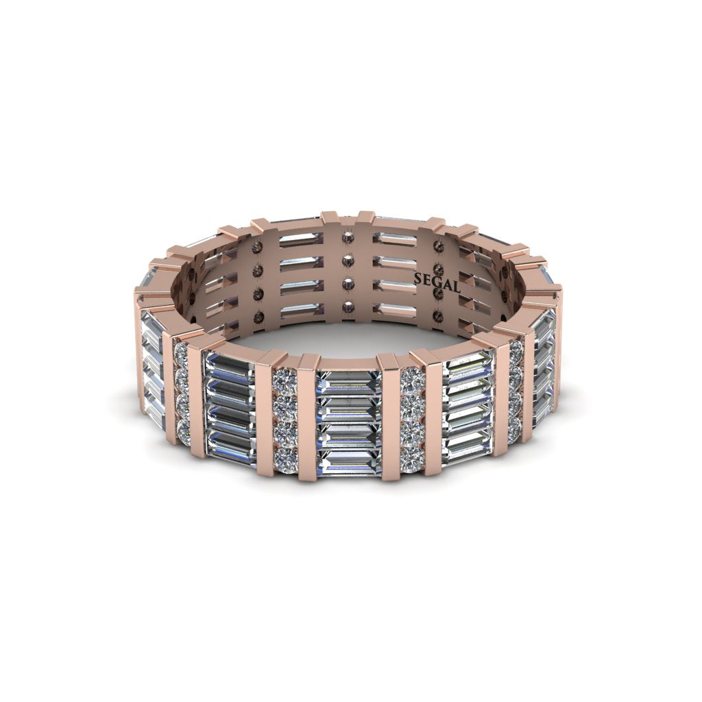 Baguette Diamond Eternity Wedding Band - Keegan No. 2