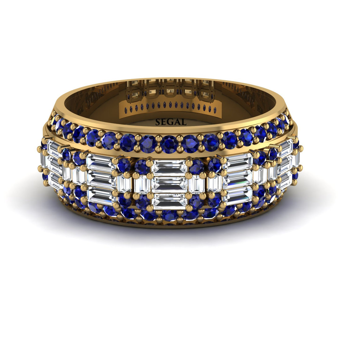 Baguette Diamond Eternity Wedding Band - Billy No. 61
