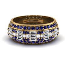 Baguette Diamond Eternity Wedding Band - Billy No. 61 image 1