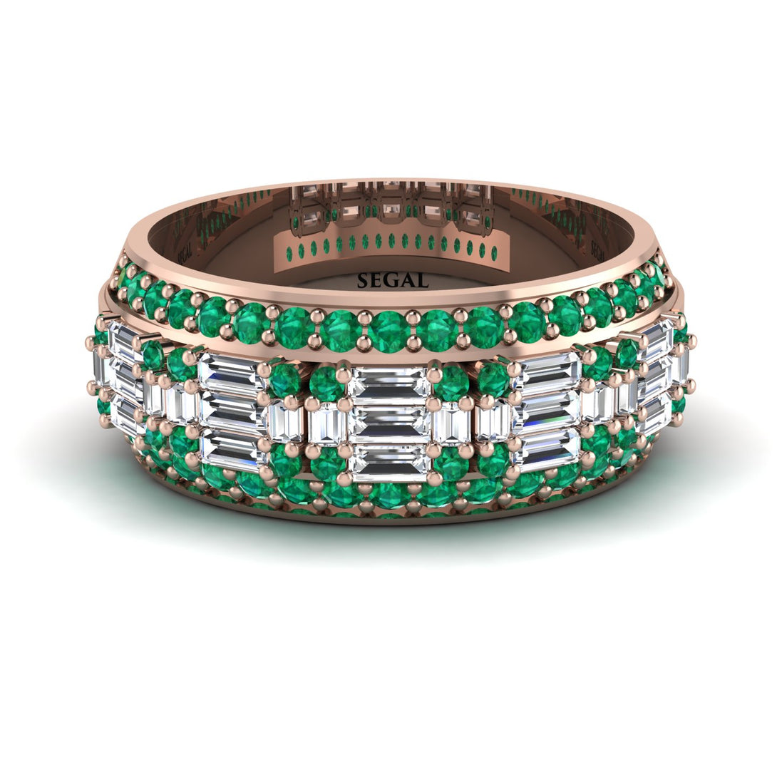 Baguette Diamond Eternity Wedding Band - Billy No. 17