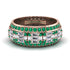 Baguette Diamond Eternity Wedding Band - Billy No. 17 image 1