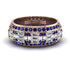 Baguette Diamond Eternity Wedding Band - Billy No. 62