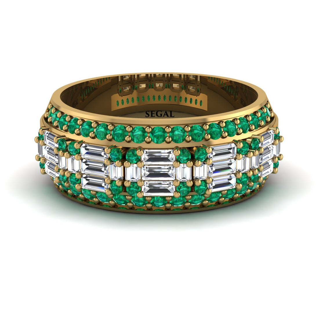 Baguette Diamond Eternity Wedding Band - Billy No. 16