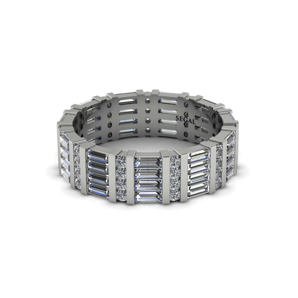 Baguette Diamond Eternity Wedding Band - Keegan No. 3