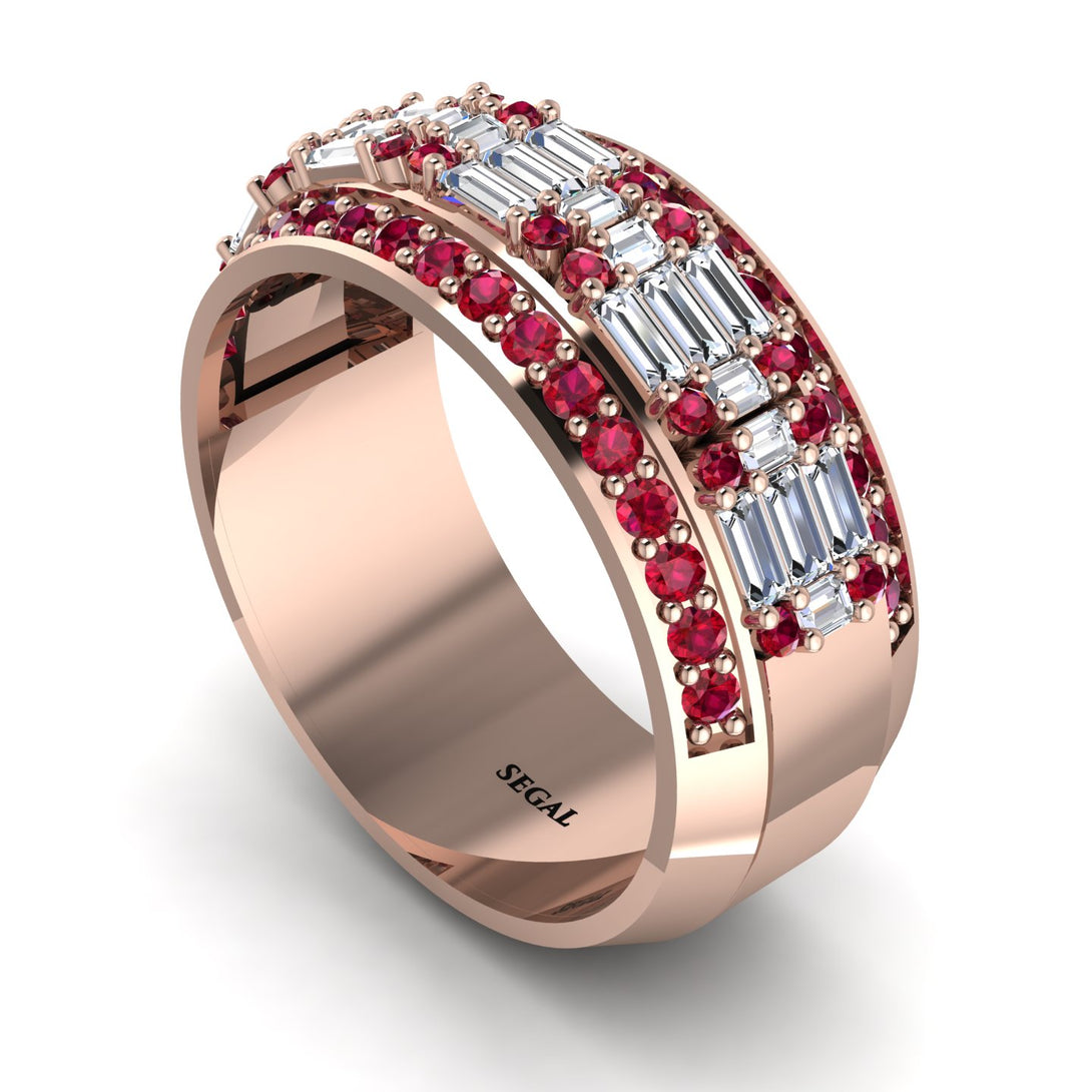 Baguette Diamond Eternity Wedding Band - Billy No. 47