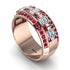 Baguette Diamond Eternity Wedding Band - Billy No. 47 image 3
