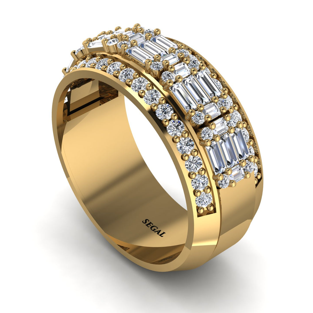 Baguette Diamond Eternity Wedding Band - Billy No. 1