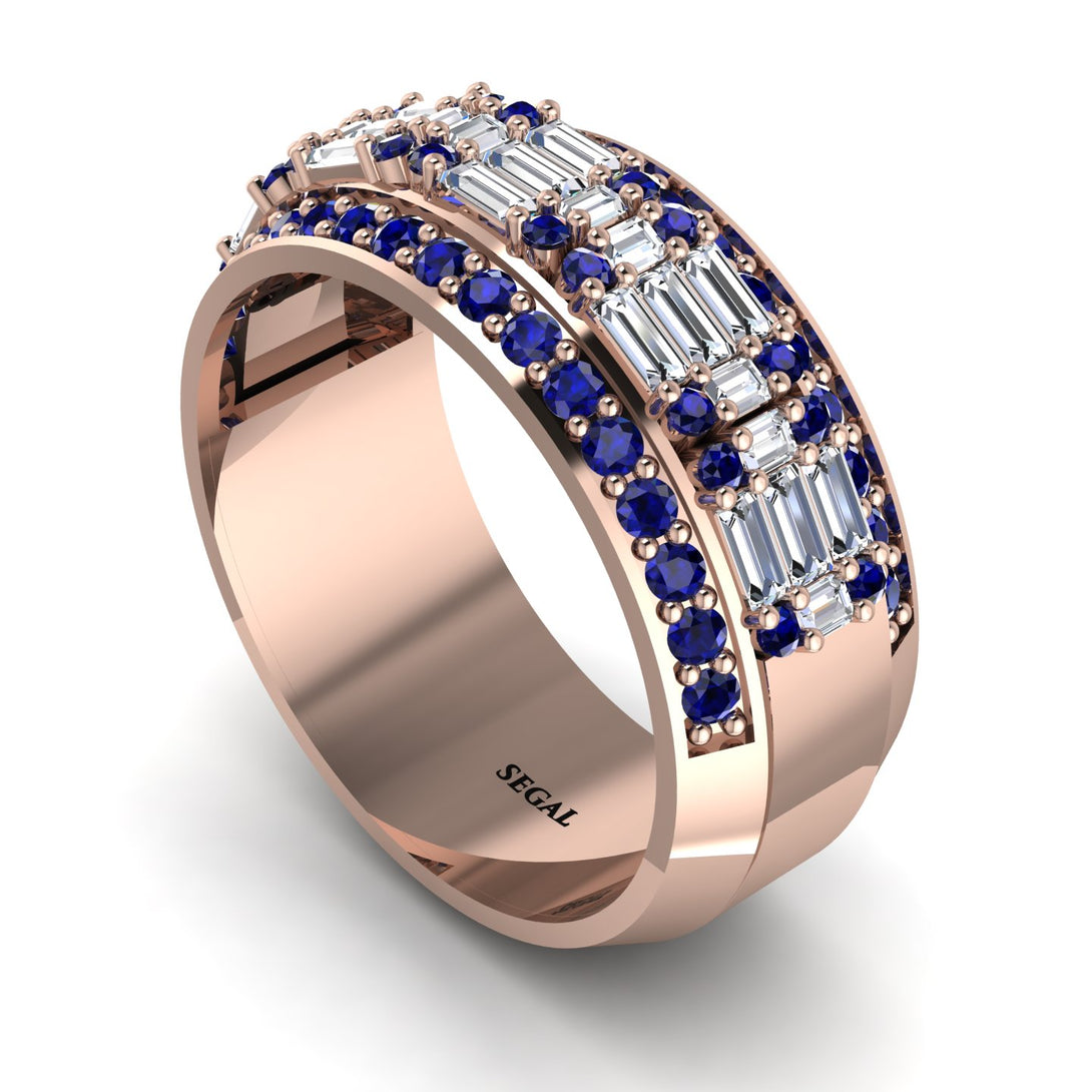Baguette Diamond Eternity Wedding Band - Billy No. 62