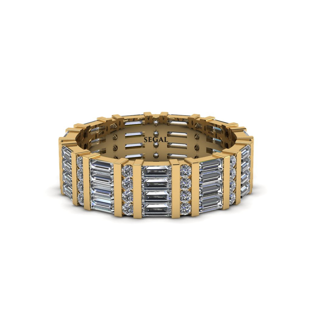 Baguette Diamond Eternity Wedding Band - Keegan No. 1