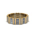 Baguette Diamond Eternity Wedding Band - Keegan No. 1 image 1