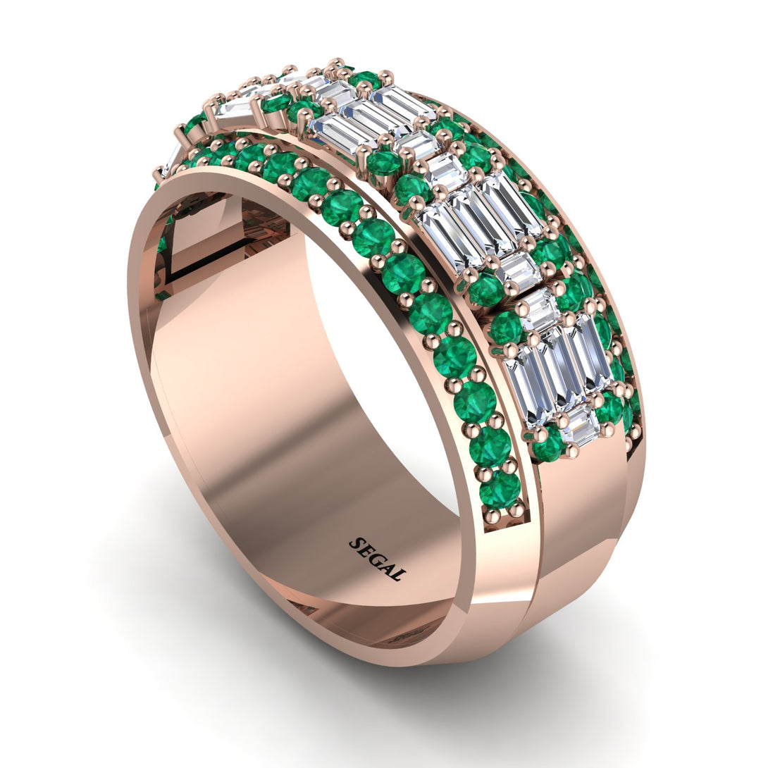 Baguette Diamond Eternity Wedding Band - Billy No. 17