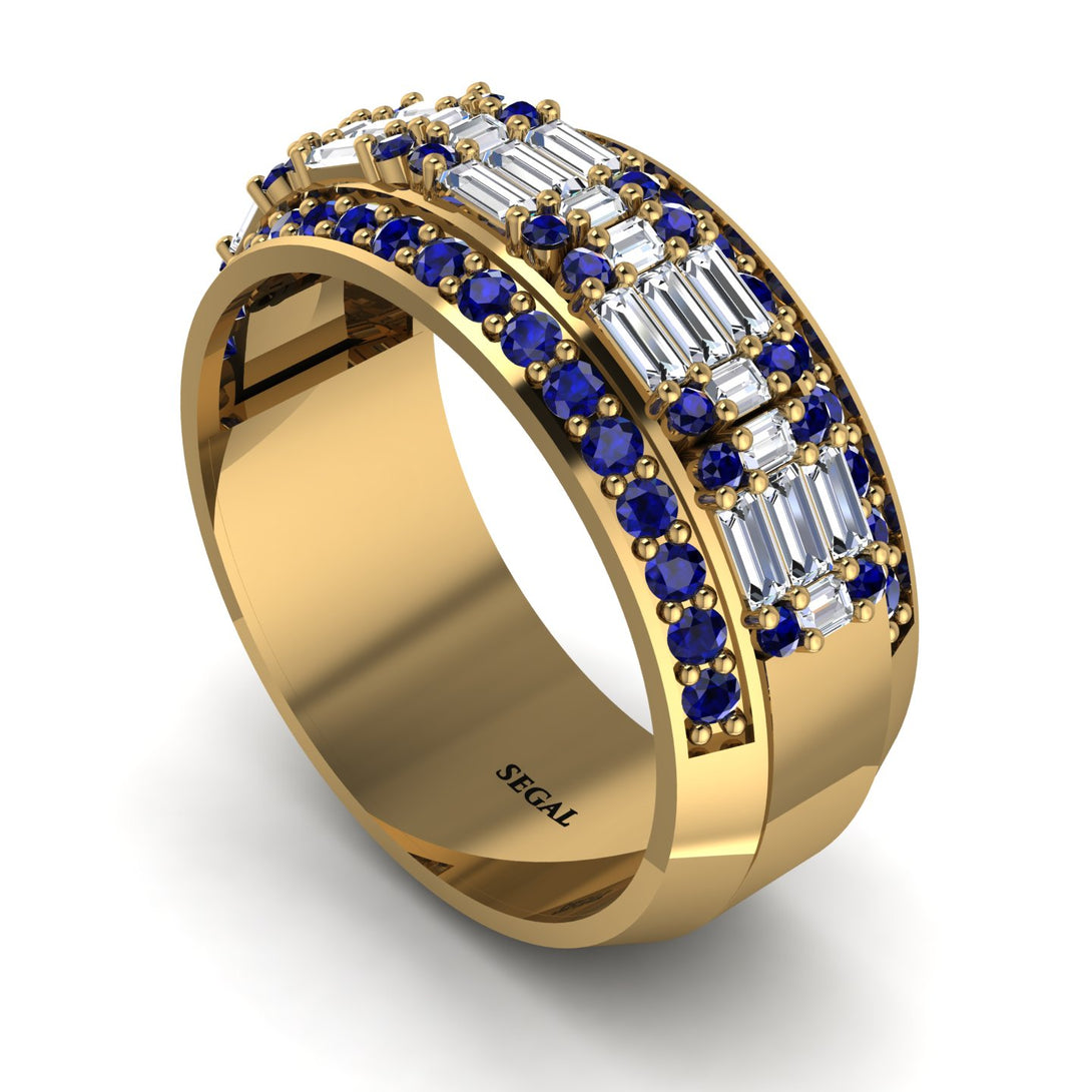 Baguette Diamond Eternity Wedding Band - Billy No. 61