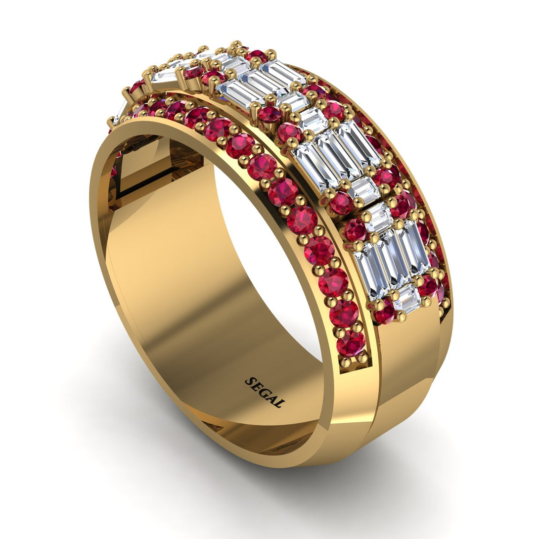 Baguette Diamond Eternity Wedding Band - Billy No. 46