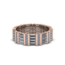 Baguette Diamond Eternity Wedding Band - Keegan No. 2 image 1