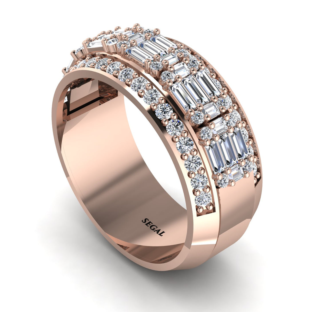 Baguette Diamond Eternity Wedding Band - Billy No. 2