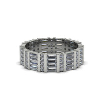Baguette Diamond Eternity Wedding Band - Keegan No. 3 image 1