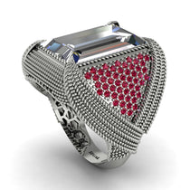 Baguette Diamond Majestic Men's Fashion Ring - Flynn No. 48 image 1
