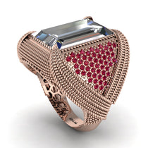 Baguette Diamond Majestic Men's Fashion Ring - Flynn No. 47 image 1