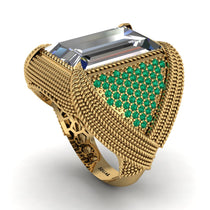 Baguette Diamond Majestic Men's Fashion Ring - Flynn No. 16 image 1
