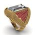 Baguette Diamond Majestic Men's Fashion Ring - Flynn No. 46 image 1