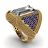 Baguette Diamond Majestic Men's Fashion Ring - Flynn No. 61 image 1