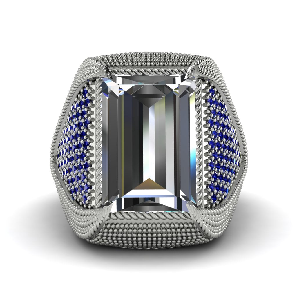 Baguette Diamond Majestic Men's Fashion Ring - Flynn No. 63
