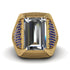 Baguette Diamond Majestic Men's Fashion Ring - Flynn No. 61 image 2