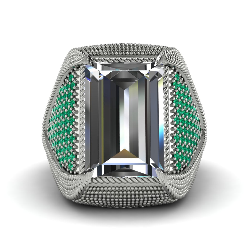 Baguette Diamond Majestic Men's Fashion Ring - Flynn No. 18