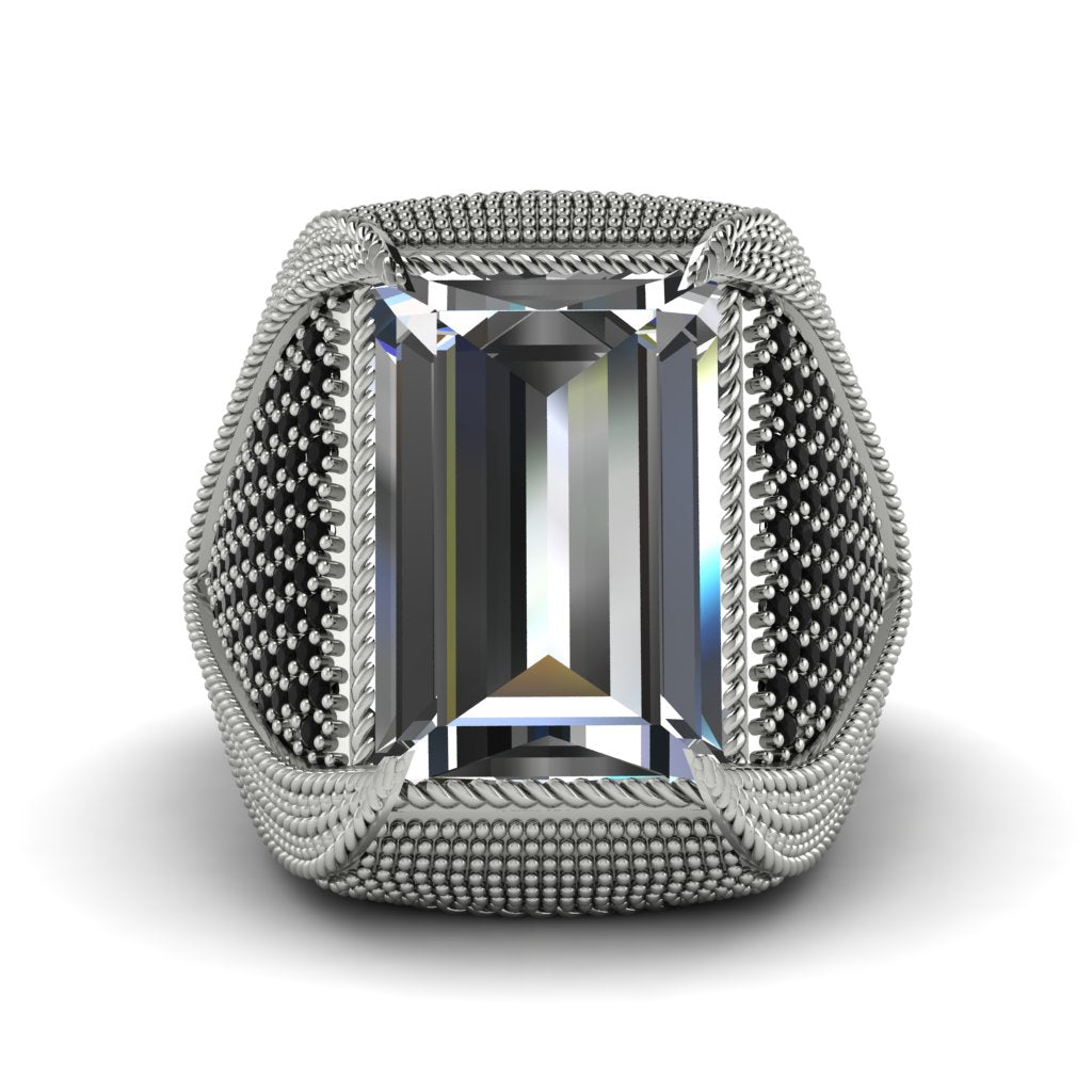 Baguette Diamond Majestic Men's Fashion Ring - Flynn No. 33