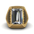 Baguette Diamond Majestic Men's Fashion Ring - Flynn No. 31 image 2