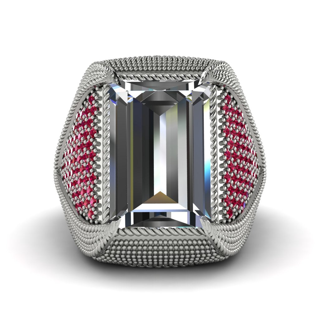 Baguette Diamond Majestic Men's Fashion Ring - Flynn No. 48