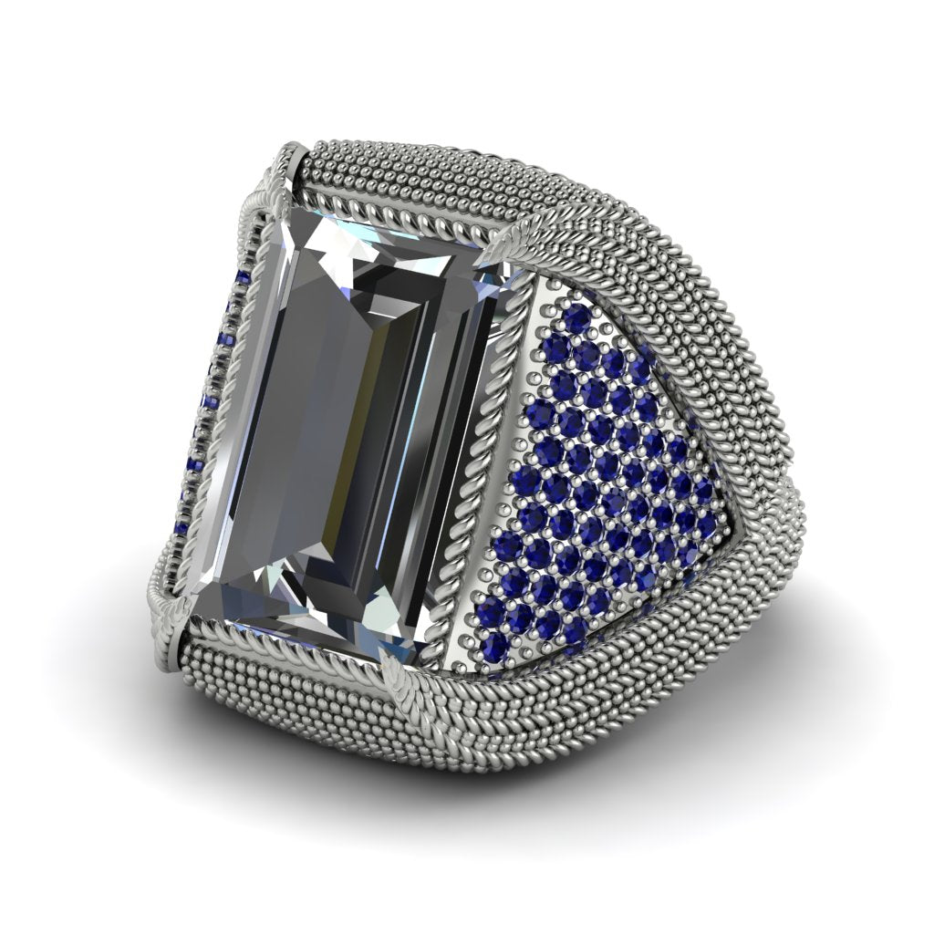 Baguette Diamond Majestic Men's Fashion Ring - Flynn No. 63