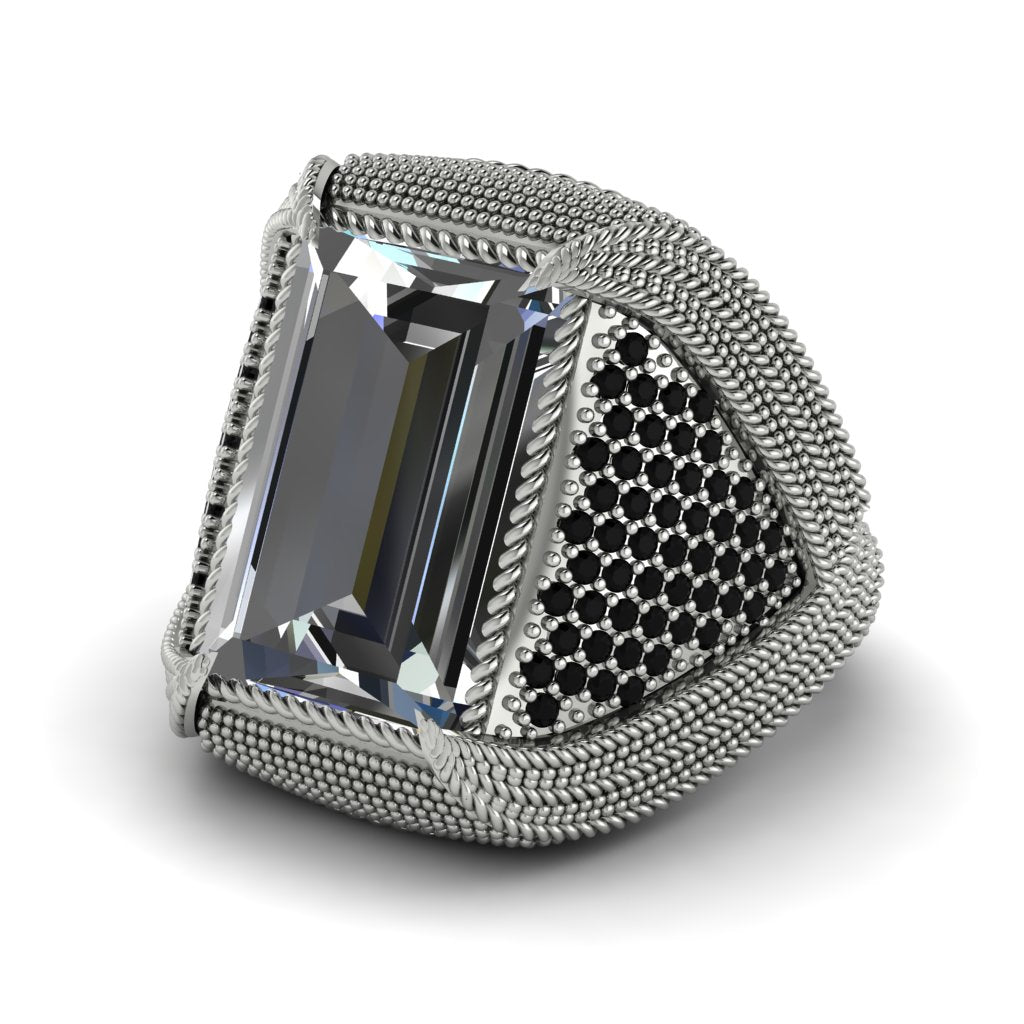 Baguette Diamond Majestic Men's Fashion Ring - Flynn No. 33