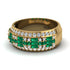 Baguette Emerald Eternity Wedding Band - Billy No. 4 image 2