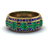 Baguette Emerald Eternity Wedding Band - Billy No. 64