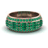Baguette Emerald Eternity Wedding Band - Billy No. 20 image 1